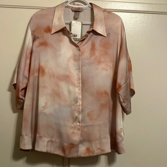 H&M satin blouse size L - Picture 1 of 6